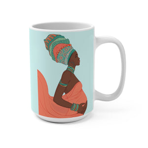 Mother's Love African Designer's  Coffee Mug - Zabba Designs African Clothing Store