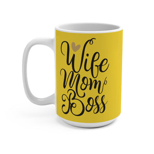 Wife Mom Boss  Designer's  Coffee Mug - Zabba Designs African Clothing Store