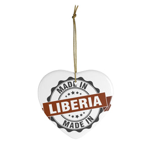 Made In Liberia Ceramic Christmas Ornaments - Zabba Designs African Clothing Store