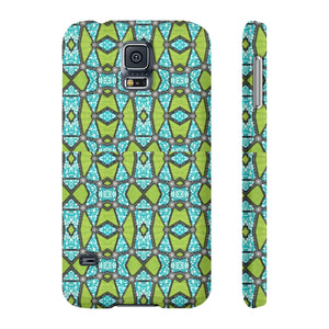 Chuks Green African Priint Case Mate Slim Phone Cases - Zabba Designs African Clothing Store