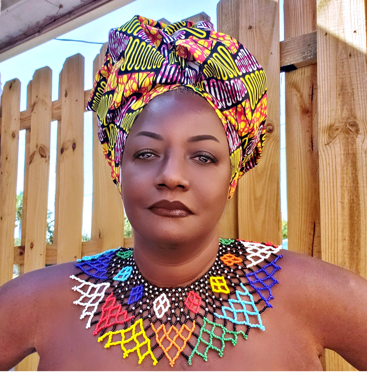 African Tribal Beaded Zulu Collar Necklace - Zabba Designs African Clothing Store