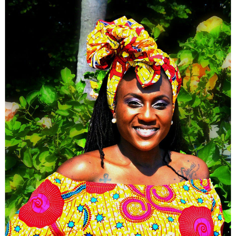 Jazzy African Print  Geometric Mini Dress - Zabba Designs African Clothing Store