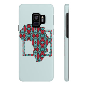 Blue Ankara Case Mate Slim Phone Cases - Zabba Designs African Clothing Store