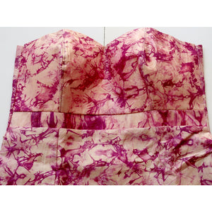 Minnie African Tie Dye Strapless Bustier Top - Zabba Designs African Clothing Store