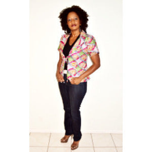 Ankara African Wax Print Jacket - Zabba Designs African Clothing Store