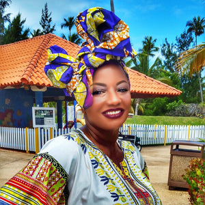 KOLA Head wrap, African Head Scarves - Zabba Designs African Clothing Store