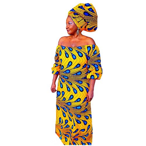 African dresses clearance and head wraps