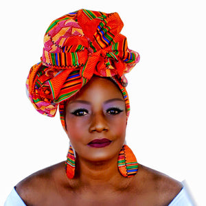 BLUSHING BEAUTY HEADWRAP BOX - Zabba Designs African Clothing Store