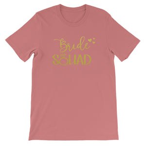 Bride Squad Short-Sleeve Unisex T-Shirt - Zabba Designs African Clothing Store