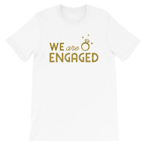 We Are Engaged Short-Sleeve Unisex T-Shirt - Zabba Designs African Clothing Store