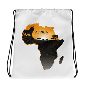 Ethnic African Drawstring Cinch Sack Bag Unisex - Zabba Designs African Clothing Store