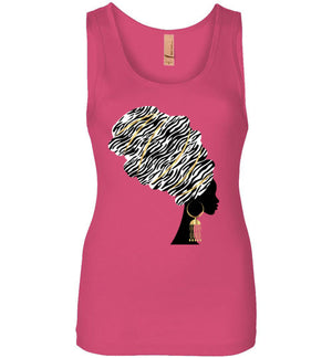 Maja Headwrap Perfect Tank Top Tee Shirt - Zabba Designs African Clothing Store
