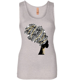 Maja Headwrap Perfect Tank Top Tee Shirt - Zabba Designs African Clothing Store