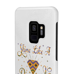 Slim Cell Phone Cases Shine Like A Diamond - Zabba Designs African Clothing Store
