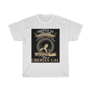 Liberian Girl Dipped In Chocolate Unisex  T Shirt - Zabba Designs African Clothing Store