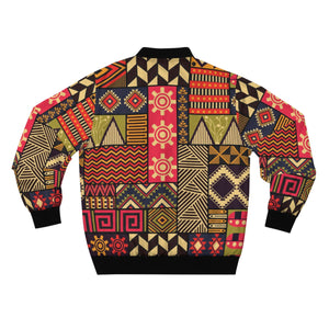 Congo African Inspired  Men's  Bomber Jacket - Zabba Designs African Clothing Store