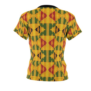 Bassa Women's African Print Polyester  Tee - Zabba Designs African Clothing Store