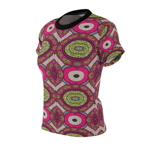 Sweet Fall Women's African Print Polyester  Tee - Zabba Designs African Clothing Store