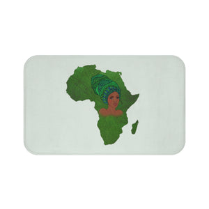 Green Mama African Bath Mat - Zabba Designs African Clothing Store