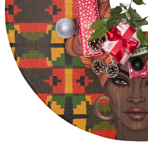 Ethnic Inspired Christmas Tree Skirt - Zabba Designs African Clothing Store