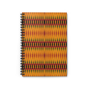 MYRA  Print Spiral Notebook - Ruled Line - Zabba Designs African Clothing Store