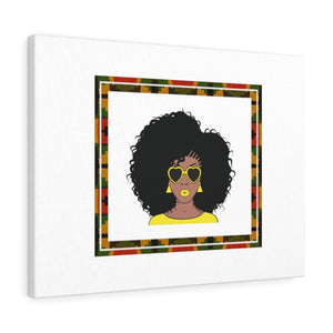 Melanin Queen Canvas Gallery Wraps - Zabba Designs African Clothing Store