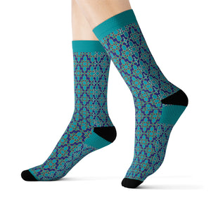 Maccy African Inspired Unisex African Print Socks - Zabba Designs African Clothing Store