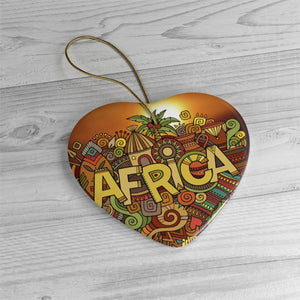 Africa Dreaming Ceramic Ornaments - Zabba Designs African Clothing Store