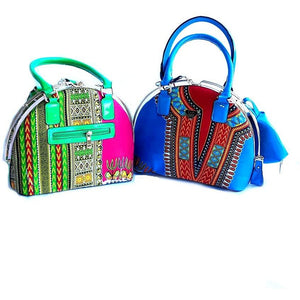 Dashiki African Java Wax Print Bag - Zabba Designs African Clothing Store