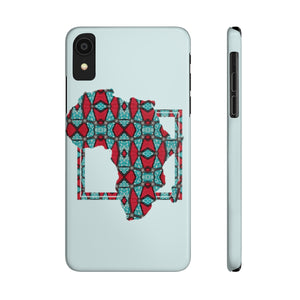 Blue Ankara Case Mate Slim Phone Cases - Zabba Designs African Clothing Store