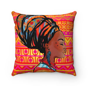 Bailey Aficcan Print Geometric Angle Throw Suede Square Pillow Case - Zabba Designs African Clothing Store