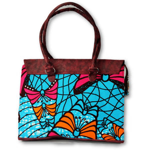 African Print Purse, The Nimba Tote Bag - Zabba Designs African Clothing Store