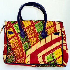 Multicolor Traditional African  Print Woman’s Bag - Zabba Designs African Clothing Store