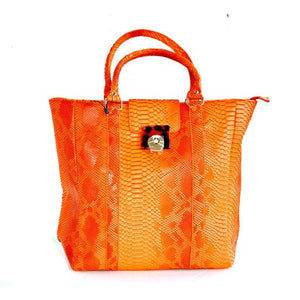 Trendy Designer Fashion Handbag Orange - Zabba Designs African Clothing Store