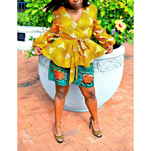 Waki African Print Bundle Set - Zabba Designs African Clothing Store