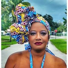 Nala African Ankara Print HeadWrap - Zabba Designs African Clothing Store