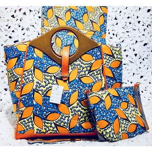 Copy of DragFashion African Print Hobo Bag with Wallet - Zabba Designs African Clothing Store