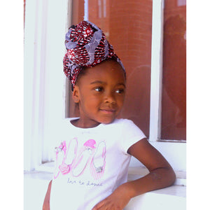 Katlego Girl African Print HeadWrap - Zabba Designs African Clothing Store