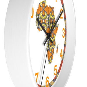 Leo  African Inspired Wall clock - Zabba Designs African Clothing Store