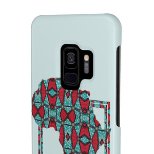 Blue Ankara Case Mate Slim Phone Cases - Zabba Designs African Clothing Store