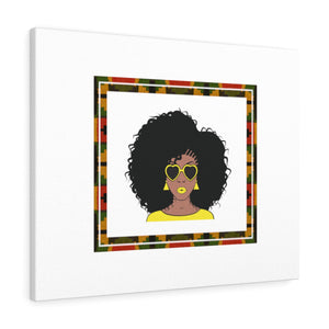 Melanin Queen Canvas Gallery Wraps - Zabba Designs African Clothing Store