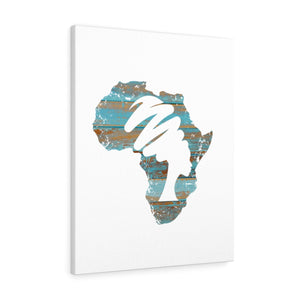 Mama Africa Blue Canvas Gallery Wraps - Zabba Designs African Clothing Store