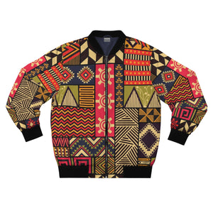 Congo African Inspired  Men's  Bomber Jacket - Zabba Designs African Clothing Store