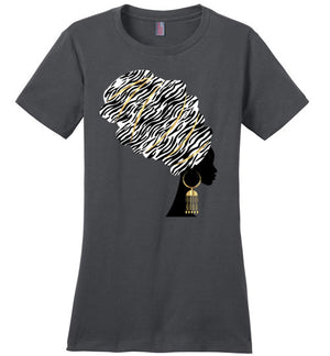 Maja Headwrap Perfect T Shirt - Zabba Designs African Clothing Store