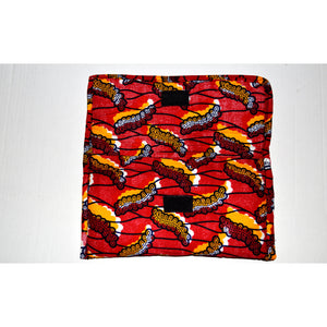 Red And Black African Inspired Evening Clutch - Zabba Designs African Clothing Store