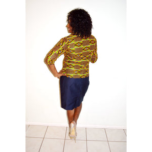 Ivyi African kente print Jacket - Zabba Designs African Clothing Store