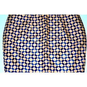 Peach African Print Mini Skirt - Zabba Designs African Clothing Store