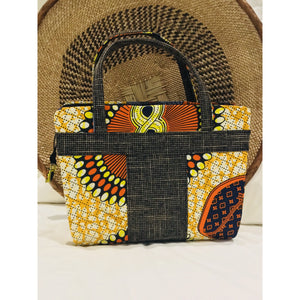 Madebi African Print Satchel Bag - Zabba Designs African Clothing Store