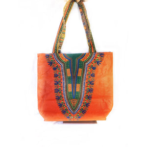 Dashiki African Print Tote Bag - Zabba Designs African Clothing Store