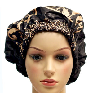 Glass Slippers Satin-Lined Hair Bonnet - Zabba Designs African Clothing Store